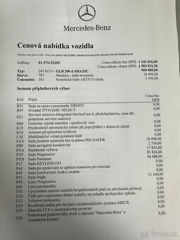 Mercedes GLB-200d 4-Matic packet-Progresive TOP stav CZ - 2