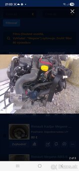 Renault 1.5DCi motor kod K9KB rok 2010-2015 - 2