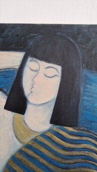 Predám originálnu olejomaľbu "Kleopatra" - 2