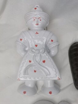 Keramika, forma, srdce, dievča - 2