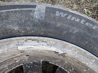 Zimné pneumatiky hankook R15 205/65 na bmw alu - 2