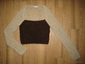 Krátky pletený sveter Zara - 2