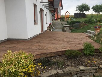 Drevena terasa MONTAZ, podlaha,terasove dosky. Plotove dosky - 2