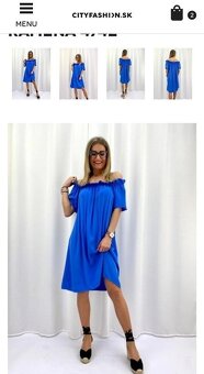 Saty carmen kráľovská modrá uni nove - 2