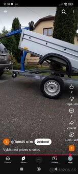 Prívesný vozík,vyklápací príves - 2