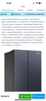 Francúzka chladnička Haier 7rokov záruka - 2