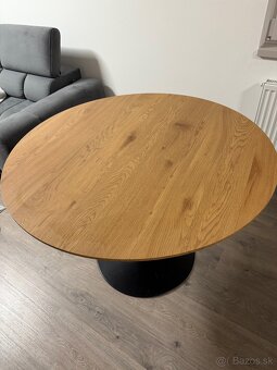 Okrúhly jedálenský stôl 110cm - 2