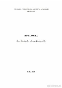 UVLF podklady na prijímačky - 2