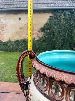 Obrovský majolikový kvetináč - 2