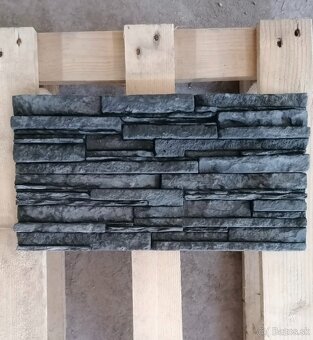 Obkladový kameň - bridlica (antracit) - 2