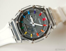 SKMEI 2100 World-Time - športové transparentné hodinky - 2