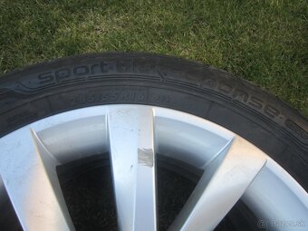 16" AL disky org. Š Octavia3 s let. pneu 205/55R16 Dunlop - 2