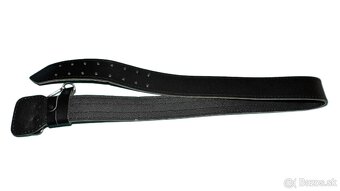 Černý kožený opasek - 2