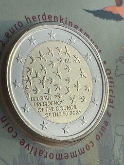 Belgicko 2024 pamätna 2€ minca Coincard BU kvalita - 2
