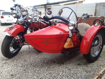 Predám Harley Davidson+ sidecar WLC 750cm3 - 2