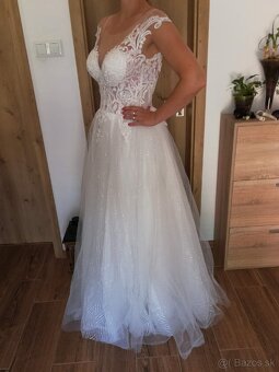 Svadobné šaty veľ 48. - 2