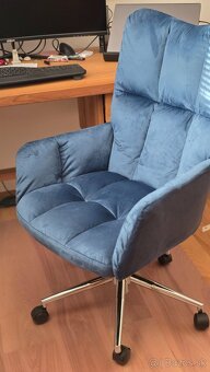 Calunene kreslo na kolieskach, home office - 2