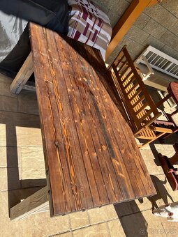 Predám drevený stôl - 2