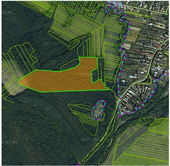 Predám Lesy a TTP v obci Vyšný Hrušov (PARCELA E 1276) - 2
