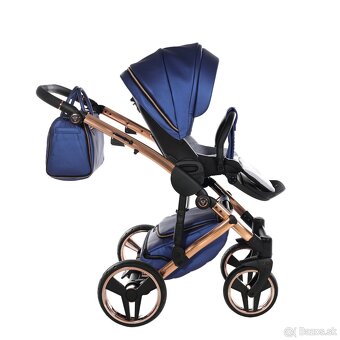 Kočík Junama Fluo Blue V3 2025 3-kombinácia - 2