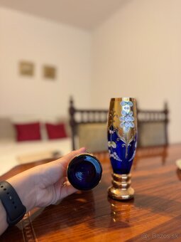 2 poháre Bohemia glass - 2