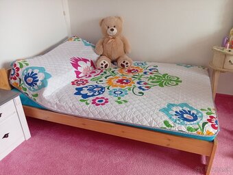 detska drevena postel 140x200 - 2