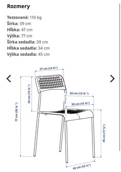 Stolička Ikea ADDE - 2