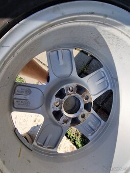 Audi R16 disky 7J ET31 + pneu 205/45 r16 - 2