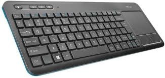 Bezdrôtová klávesnica s touchpadom TRUST  VEZA - 2