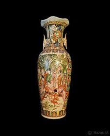Mohutná japonská porcelánová váza značená - 2