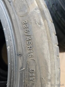 225/45 R18 Michelin 2x Goodyear 2x letné pneumatiky - 2