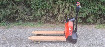 Ručne vedený elektrický paletový vozík 1,5t.nový Akcia - 2