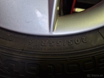 205/55R16 škoda originál komplet leto - 2