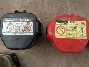 makita KO baterie 1222 1234 12v 1.9ah/2.6ah - 2