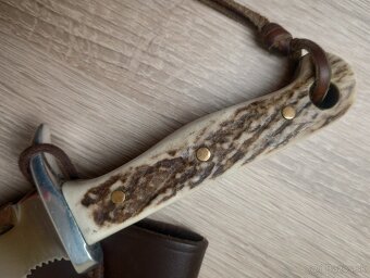 Starý poľovnícky nôž Carl Schliper Solingen Germány - 2