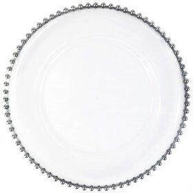 Plastové  transparentné klubové taniere - 2