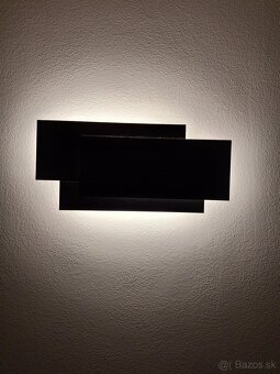 Nástenné kovové led svietidlo - 2