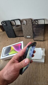 Apple Iphone 14 čierny 128gb, batéria 86% - 2