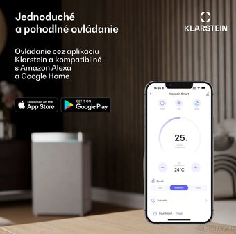 Mobilna klimatizacia Klarstein Aero Ring Smart 9K biela - 2