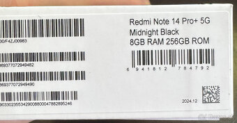 Xiaomi Redmi Note 14 pro+ 5G nový - 2