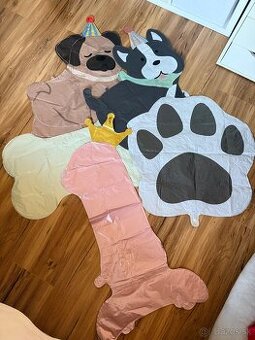 Sada 18ks - Veľké balóny na oslavu/ party + obrus a klobuk 1 - 2