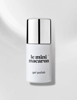 Gelovy lak na nechty LeMiniMacaron - Milkshake- biely - 2