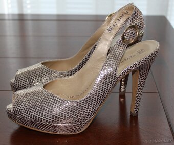 NOVÉ P.Kaiser sandále z pravej kože veľk. 6 ½ - 2