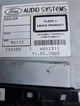 Originál autorádio Ford - 2