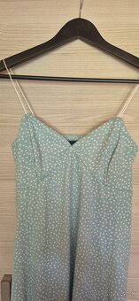 nové šaty mint veľ XS (34/36) - 2