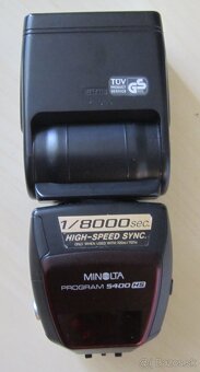 Blesk Minolta 5400 HS Program-výkonný,profi-Top stav - 2