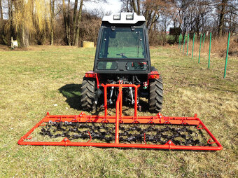 Lučné brány za traktor, malotraktor, záběr 3 metry - 2