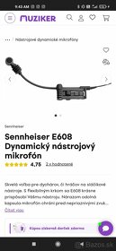 Sennheiser E608 dynamický nástrojový mikrofón - 2