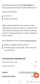 Ručný akumul.vysávač bazéna - 2