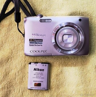Predám dig. fotoaparát NIKON COOLPIX S2900 - 2